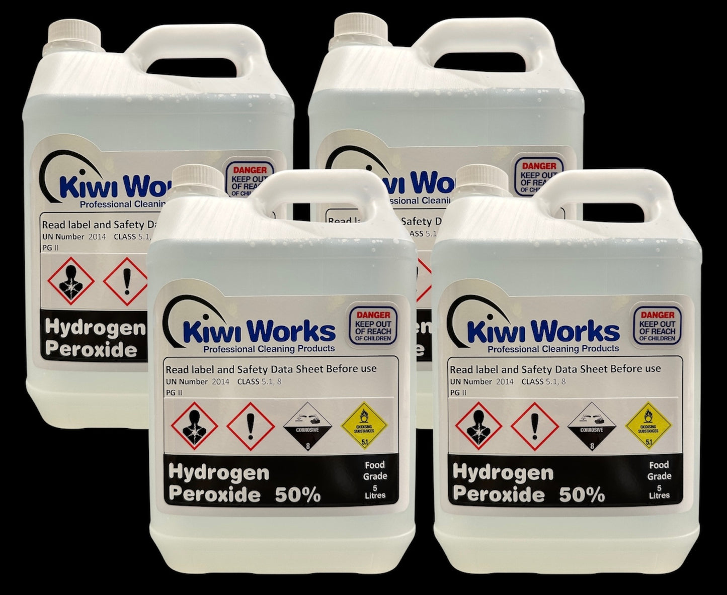 Hydrogen Peroxide 50%  20 Litres  -  FOOD GRADE