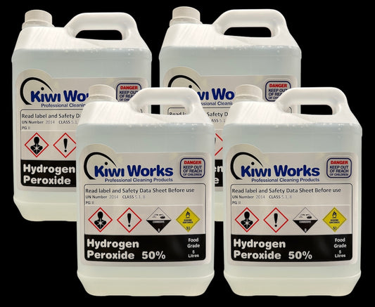 Hydrogen Peroxide 50%  20 Litres  -  FOOD GRADE